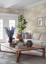 A-Street Prints Sea Salt Hatteras Champagne Wallpaper