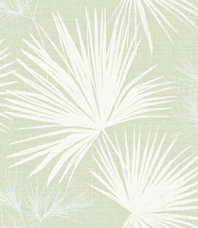 A-Street Prints Sea Salt Hatteras Light Green Wallpaper