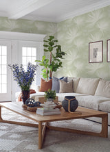 A-Street Prints Sea Salt Hatteras Light Green Wallpaper