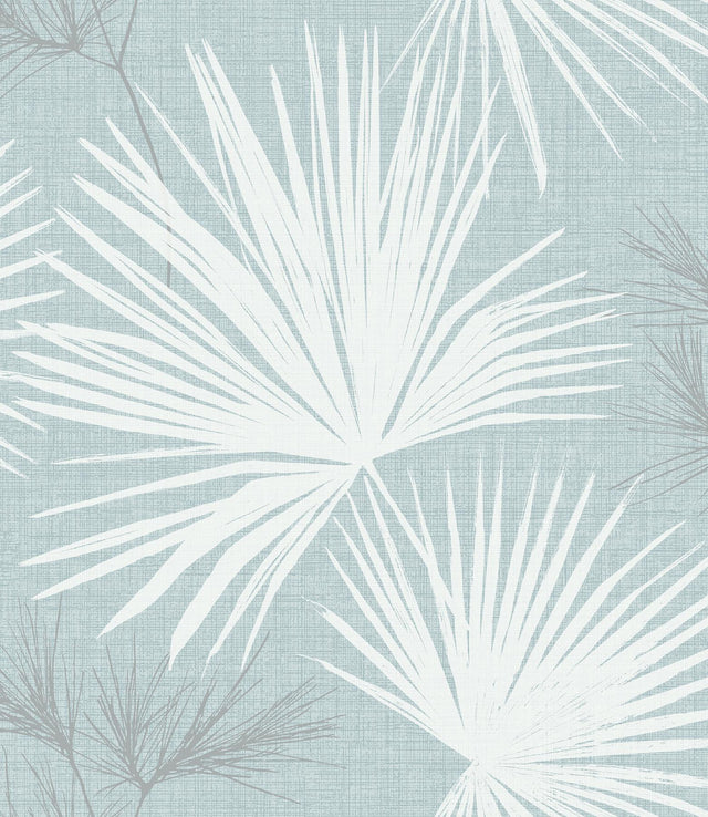 A-Street Prints Sea Salt Hatteras Sky Blue Wallpaper