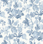 A-Street Prints Sea Salt Beach Rose Blue Wallpaper
