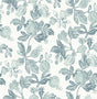 A-Street Prints Sea Salt Beach Rose Teal Wallpaper