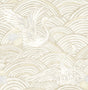 A-Street Prints Sea Salt Egret Neutral Wallpaper