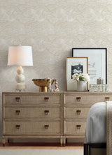 A-Street Prints Sea Salt Egret Neutral Wallpaper