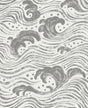 A-Street Prints Sea Salt Swell Charcoal Wallpaper
