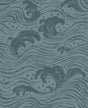 A-Street Prints Sea Salt Swell Teal Wallpaper