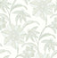 A-Street Prints Sea Salt Star Flower Light Green Wallpaper