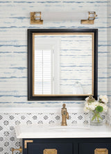 A-Street Prints Sea Salt Destin Blue Wallpaper