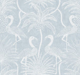 A-Street Prints Sea Salt Biscayne Sky Blue Wallpaper