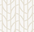 A-Street Prints Sea Salt Salvo Gold Wallpaper