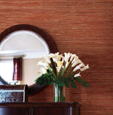 Brewster Home Fashions Kenneth James Shangri La 63-54717 Tawny Wallpaper