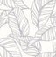 A-Street Prints A-Street Select Leaves Grey Wallpaper