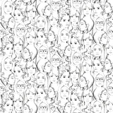 Brewster Home Fashions ESTA Home Design Department Buckley Face Collage Off-White Wallpaper