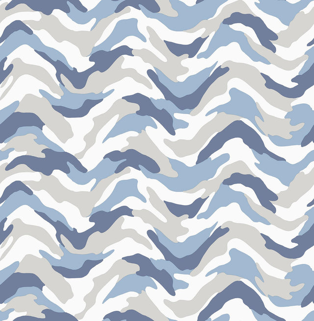 Brewster Home Fashions Brewster Brewster Kids HN002612 Blue Wallpaper