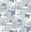 Brewster Home Fashions Brewster Brewster Kids HN002630 Teal Wallpaper