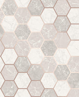 Brewster Home Fashions Crown CWV Stone Rose Gold Wallpaper