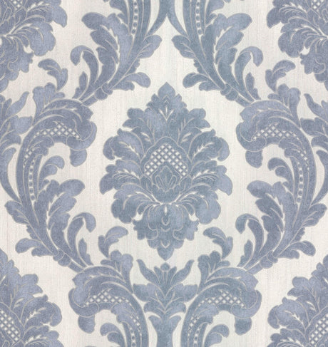 Brewster Home Fashions Fine Decor Medley Milano Light Blue Wallpaper