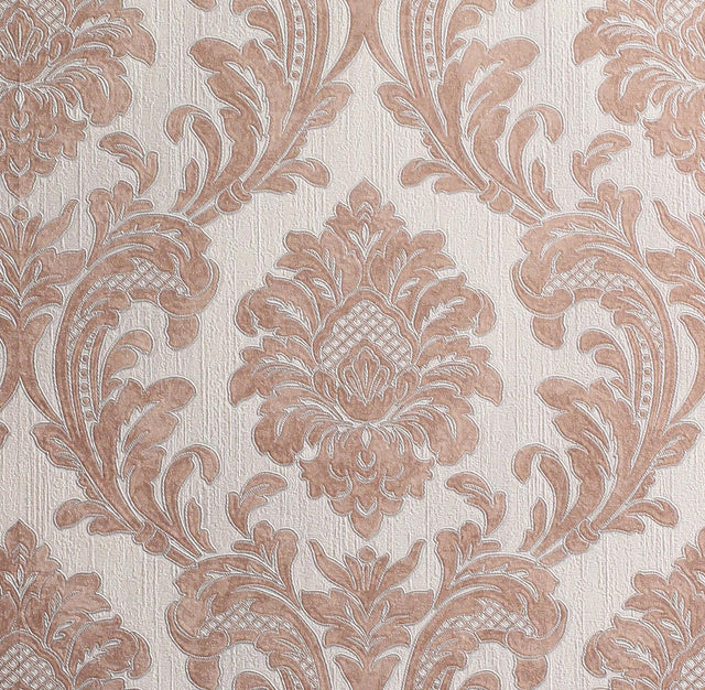 Brewster Home Fashions Fine Decor Medley Milano Copper Wallpaper