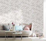 Brewster Home Fashions Marburg Marburg Stone White Wallpaper