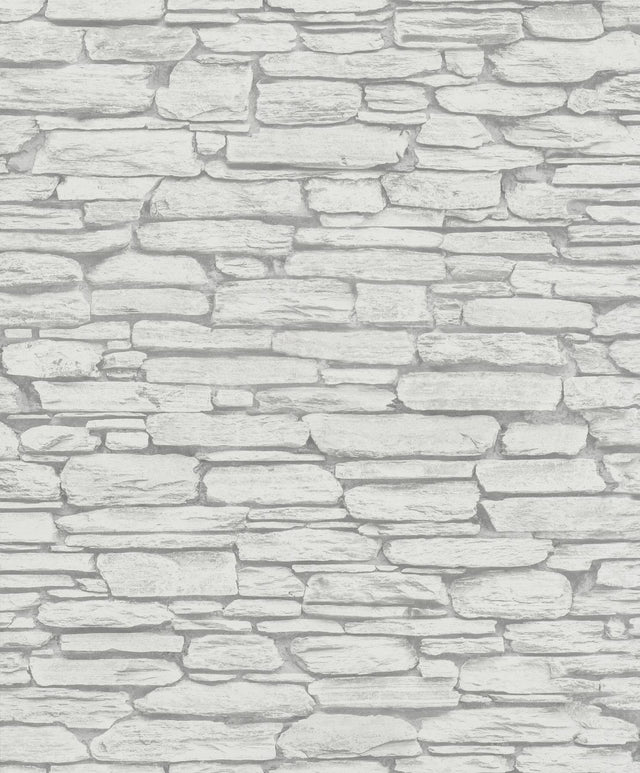 Brewster Home Fashions Marburg Marburg Stone Light Grey Wallpaper