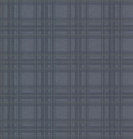 Brewster Home Fashions Chesapeake Echo Lake Lodge TLL01411 Navy Wallpaper