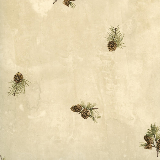 Brewster Home Fashions Chesapeake Echo Lake Lodge TLL49463 Sand Wallpaper