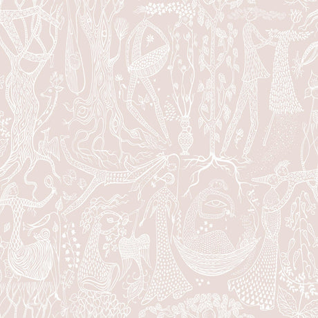 Brewster Home Fashions Wall Vision Scandinavian Designers II WV1764 Blush Wallpaper