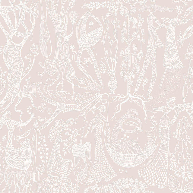 Brewster Home Fashions Wall Vision Scandinavian Designers II WV1764 Blush Wallpaper