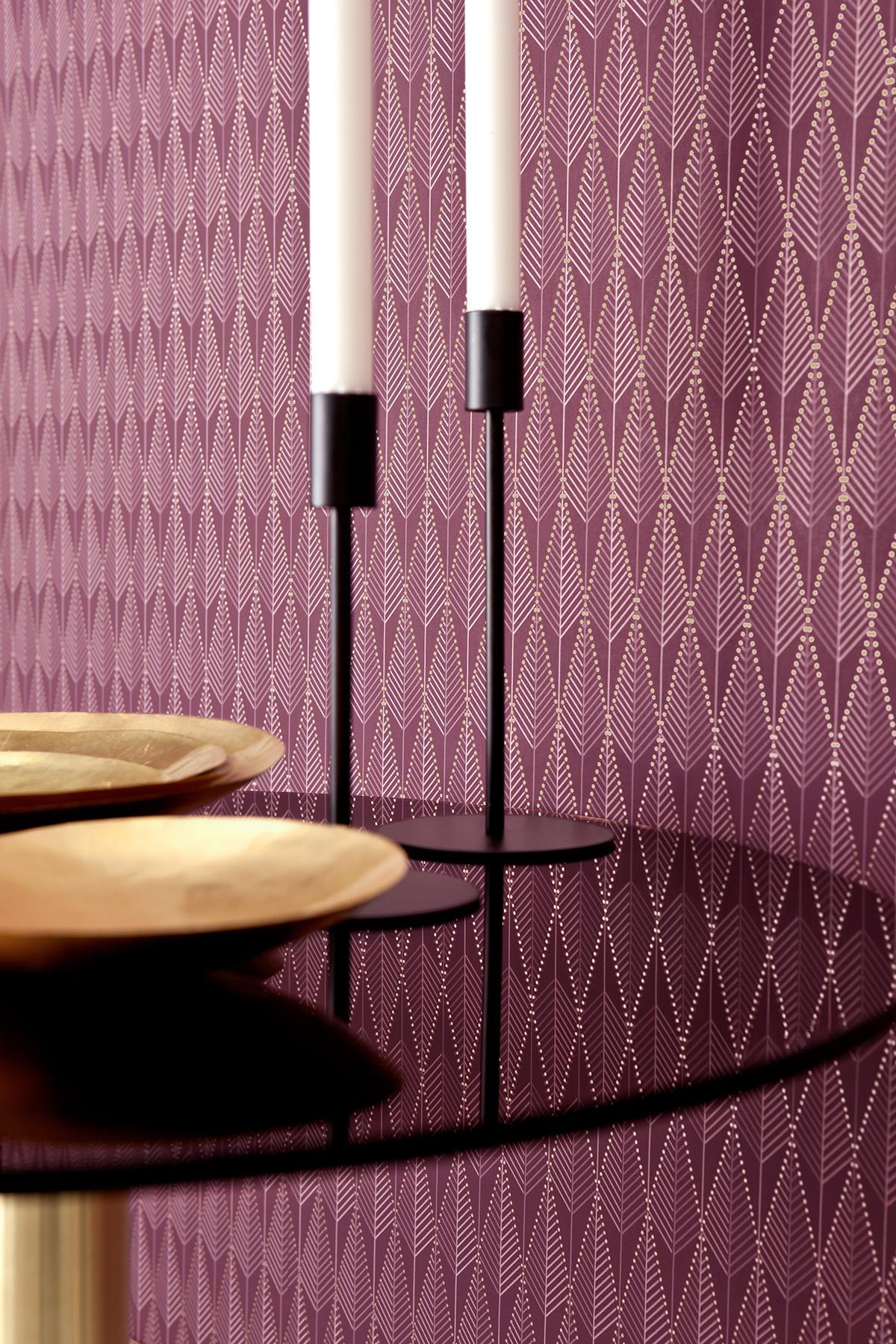 Brewster Home Fashions Eco Wallpaper Wall Vision WV5679 Purple Wallpaper