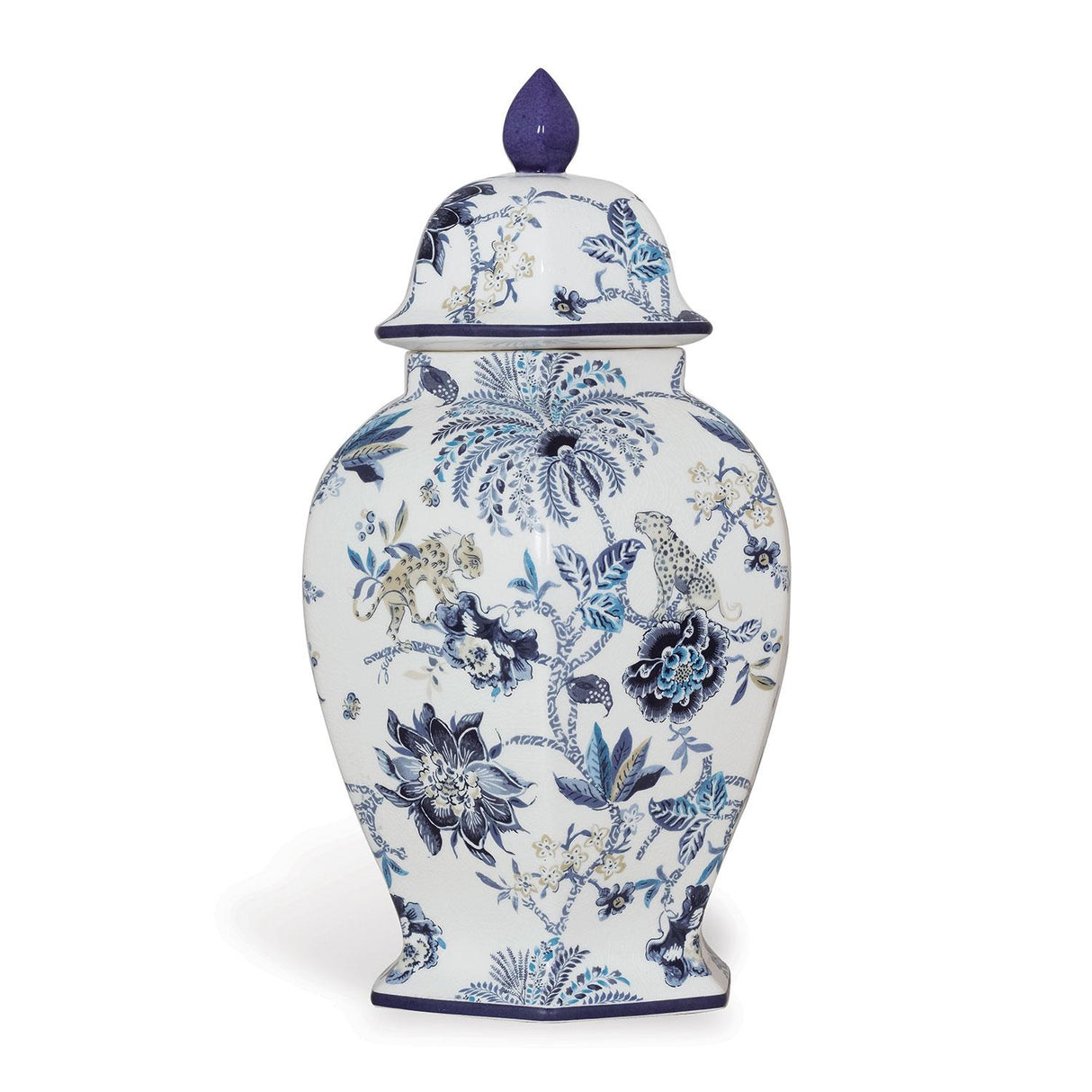 Williamsburg Braganza Blue Jar Medium