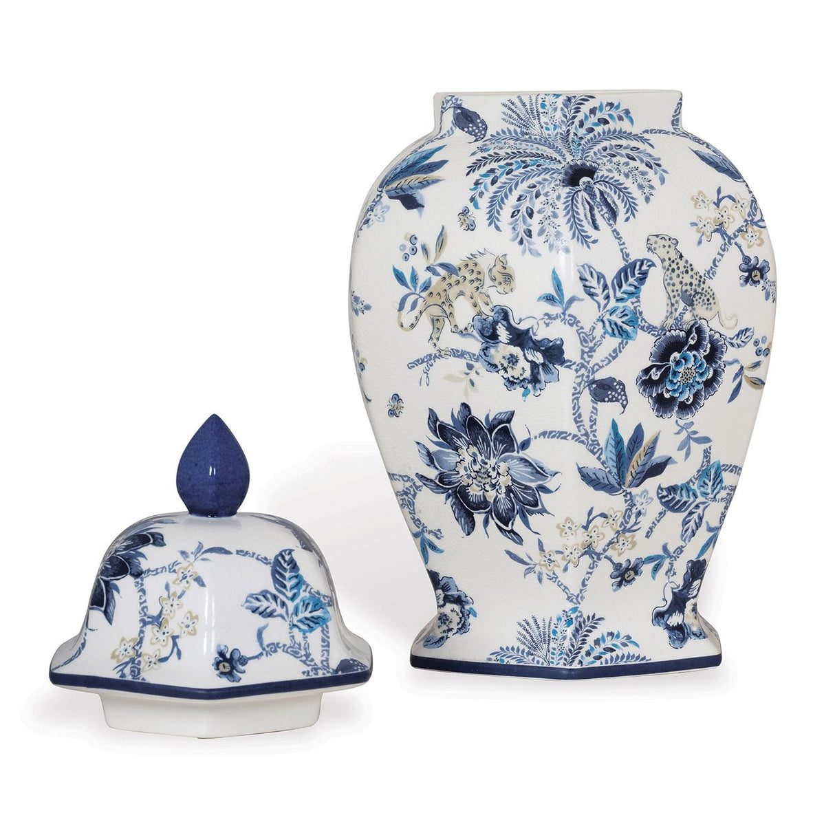 Williamsburg Braganza Blue Jar Medium