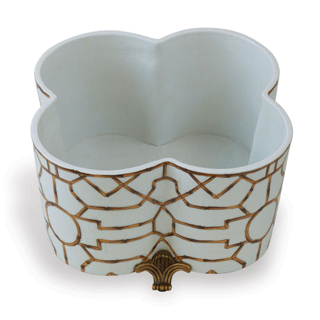 Scalamandre Maison Scalamandre Baldwin Quatrefoil Planter