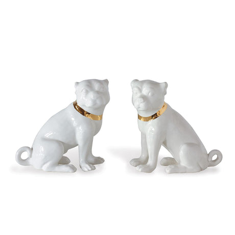 Madcap Cottage Décor Cecil Cream Pug Pair