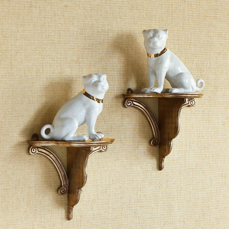 Madcap Cottage Décor Cecil Cream Pug Pair