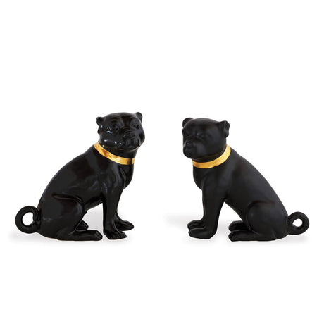 Madcap Cottage Décor Cecil Black Pug Pair