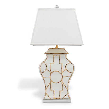 Scalamandre Maison Baldwin White Lamp