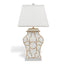Scalamandre Maison Baldwin White Lamp