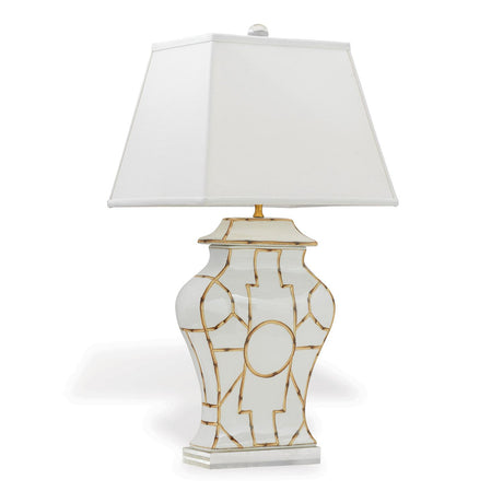 Scalamandre Maison Baldwin White Lamp