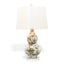 Scalamandre Maison Chinoise Exotique Lamp - Ivory Lizard Shade