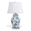 Williamsburg Braganza Blue Hex Lamp