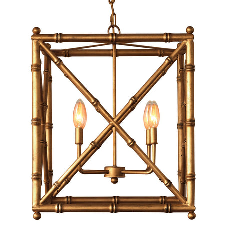 Scalamandre Maison Baldwin Gold Chandelier