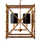 Scalamandre Maison Baldwin Gold Chandelier