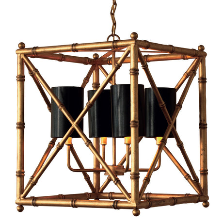 Scalamandre Maison Baldwin Gold Chandelier