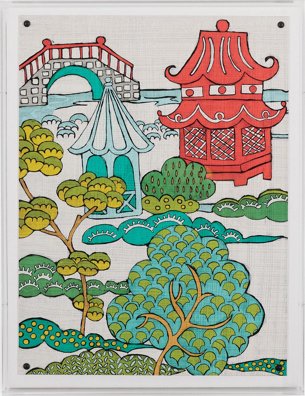 Port 68 Pagoda Landscape II