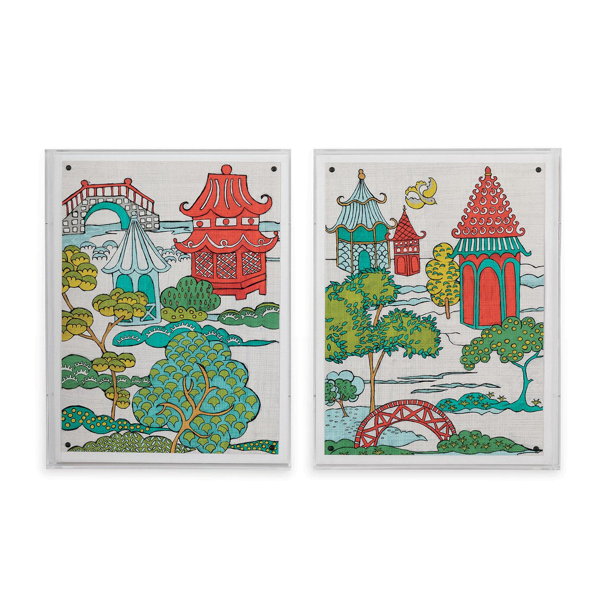 Port 68 Pagoda Landscape II