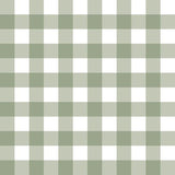 Galerie 12375 Check Plaid Green Wallpaper
