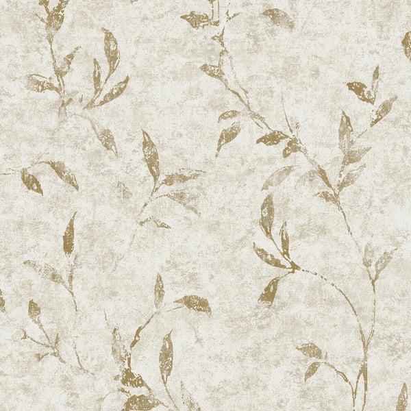 Galerie 11501 Leaf Impression Rose Gold Wallpaper