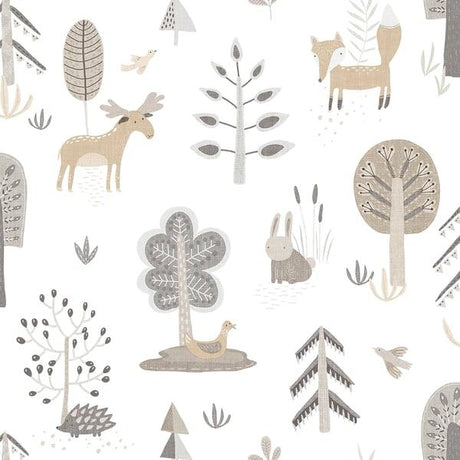 Galerie 14801 Kids Silver Grey Wallpaper