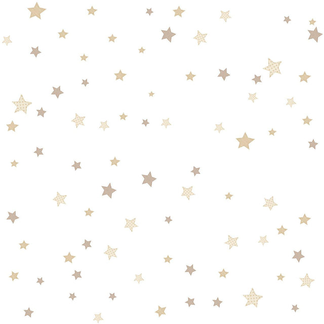 Galerie 14827 Little Explorers 2 Star Beige Wallpaper 14827 Beige Wallpaper