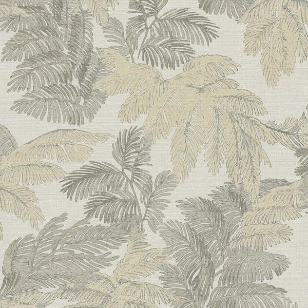 Galerie 28817 PALMA THEMA Silver Grey Wallpaper